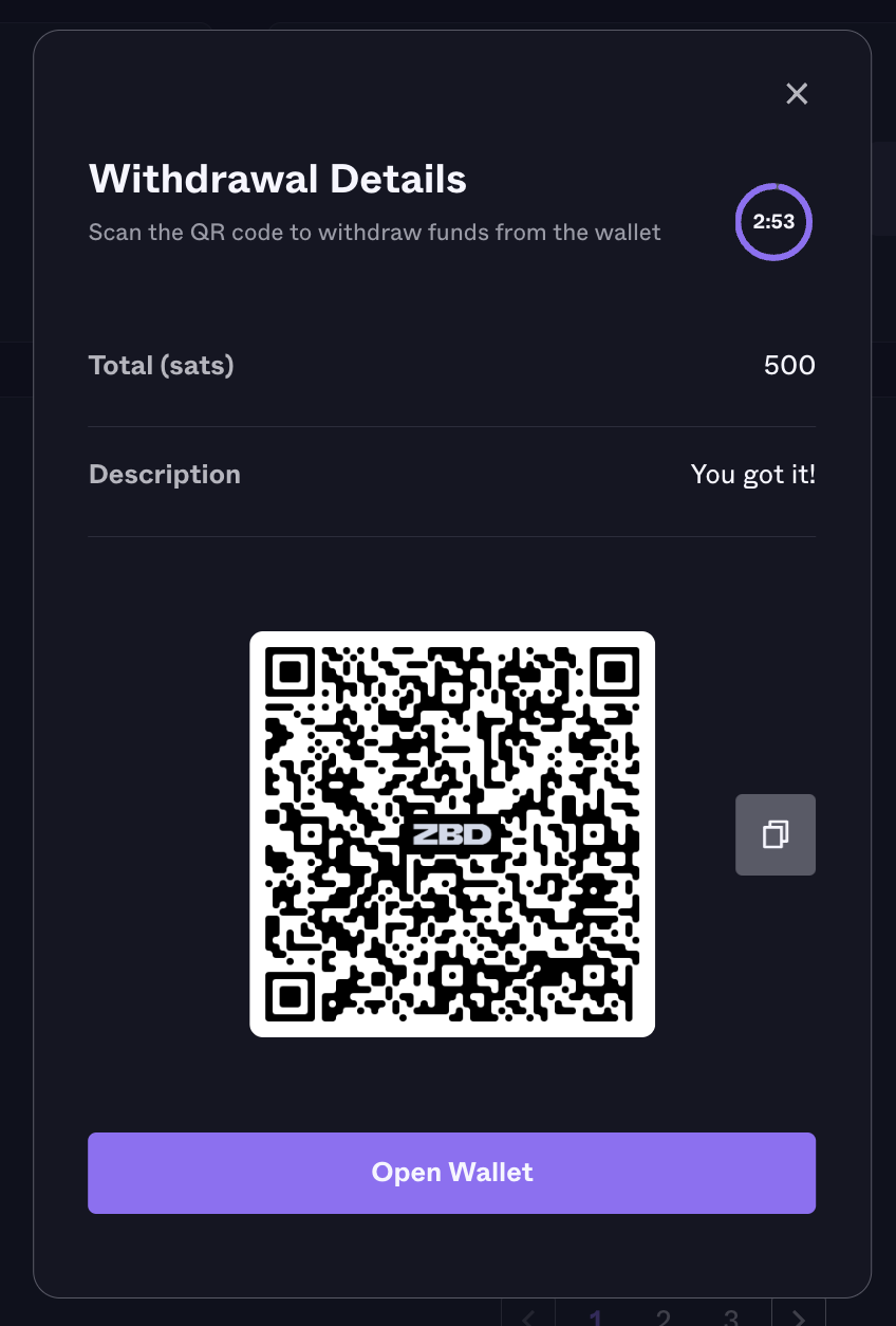 Withdrawal Requests QR Code